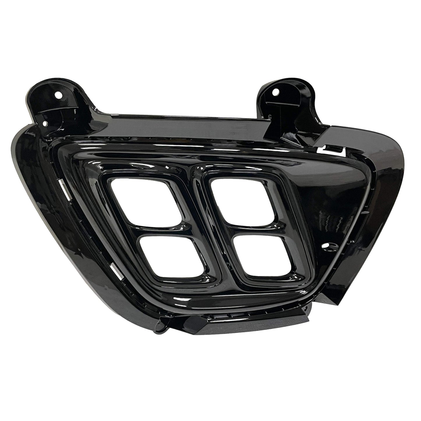 Front, Passenger Side Fog Light Trim, Black