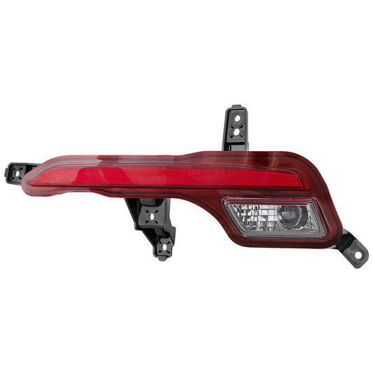 Rear, Passenger Side Fog Light, With bulb(s), CAPA CERTIFIED