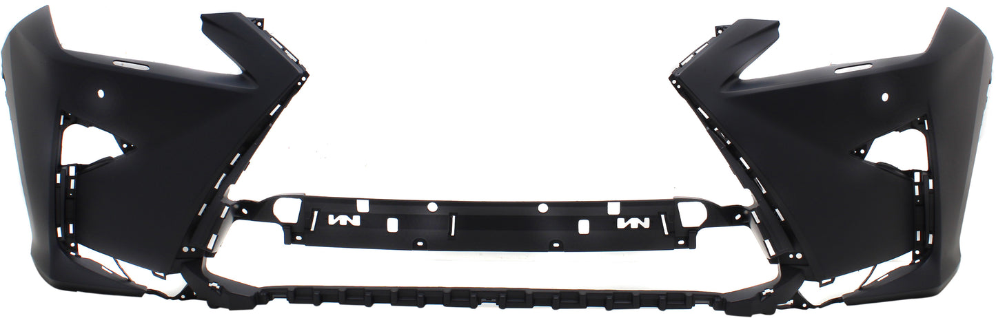 Front Primed Bumper Cover, With Parking Aid Sensor Holes, With Headlight Washer Holes