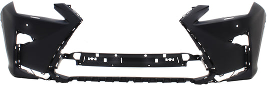 Front Primed Bumper Cover, With Parking Aid Sensor Holes, With Headlight Washer Holes