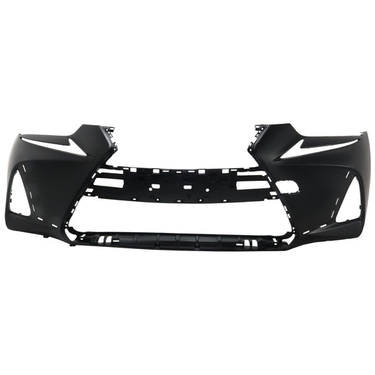 Front Primed Bumper Cover, Without Headlight Washer Holes, CAPA CERTIFIED