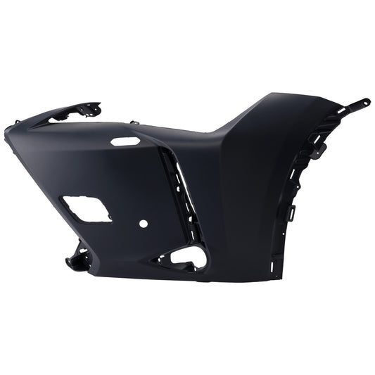 Front, Driver Side Bumper End, Primed Plastic