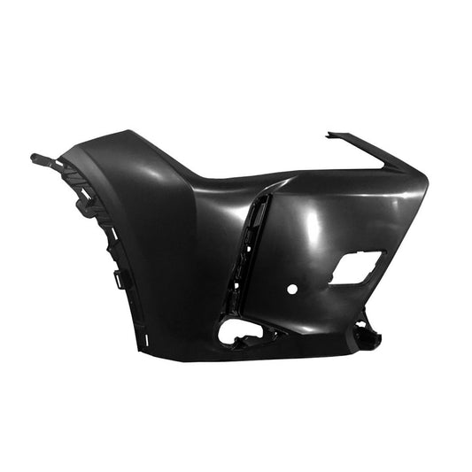 Front, Passenger Side Bumper End, Primed Plastic