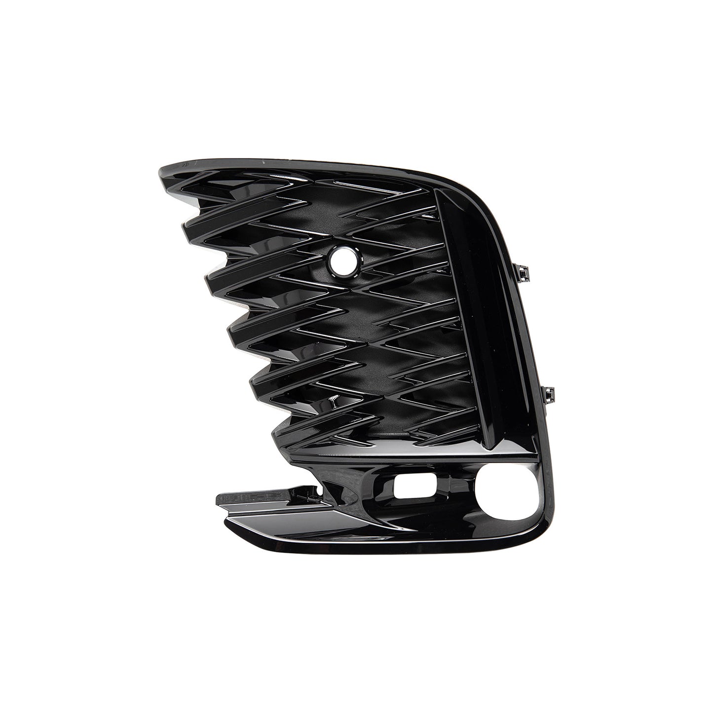 Решетка бампера со стороны водителя, грунтованная