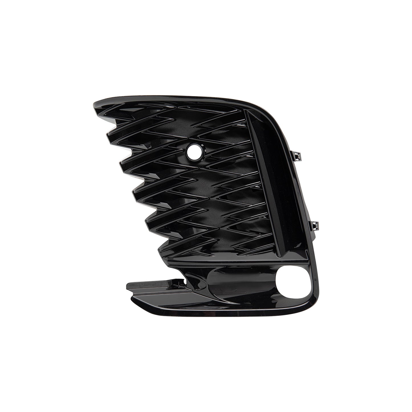 Решетка бампера со стороны водителя, грунтованная