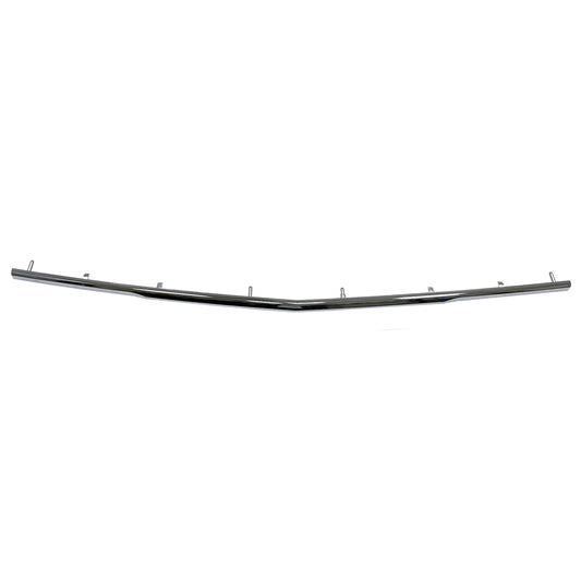 Front, Center Bumper Trim, Silver