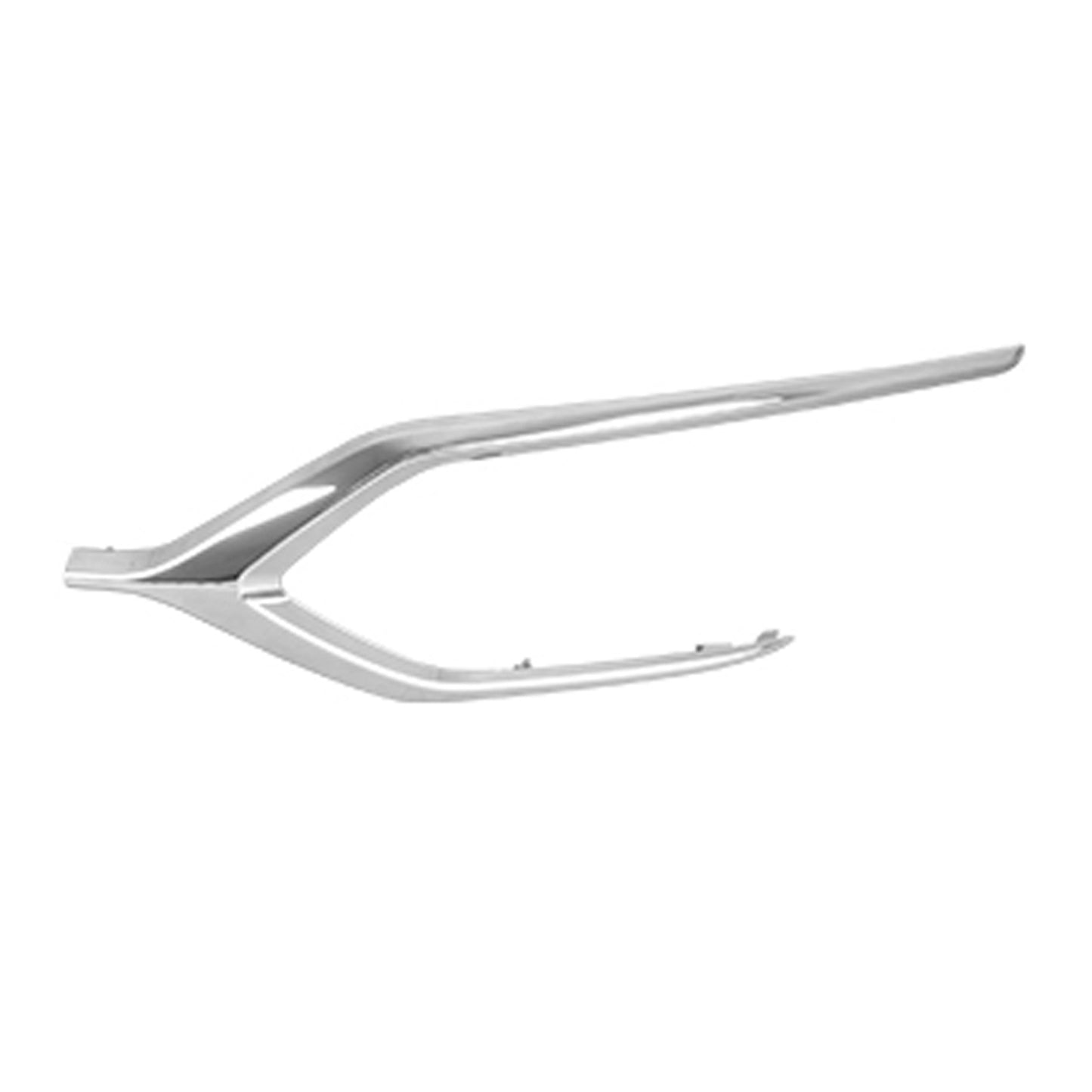 Front, Driver Side Bumper Trim, Chrome