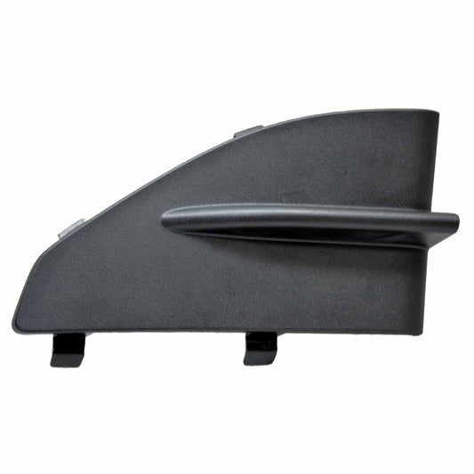 Front, Passenger Side Bumper Filler, Textured Black