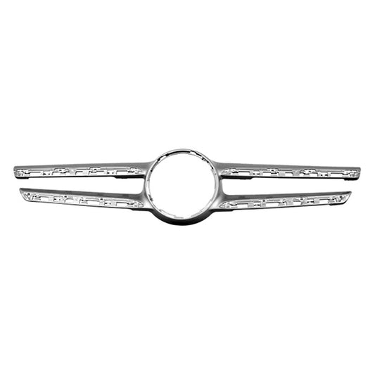 Grille Trim, Center, Painted Silver, CAPA CERTIFIED