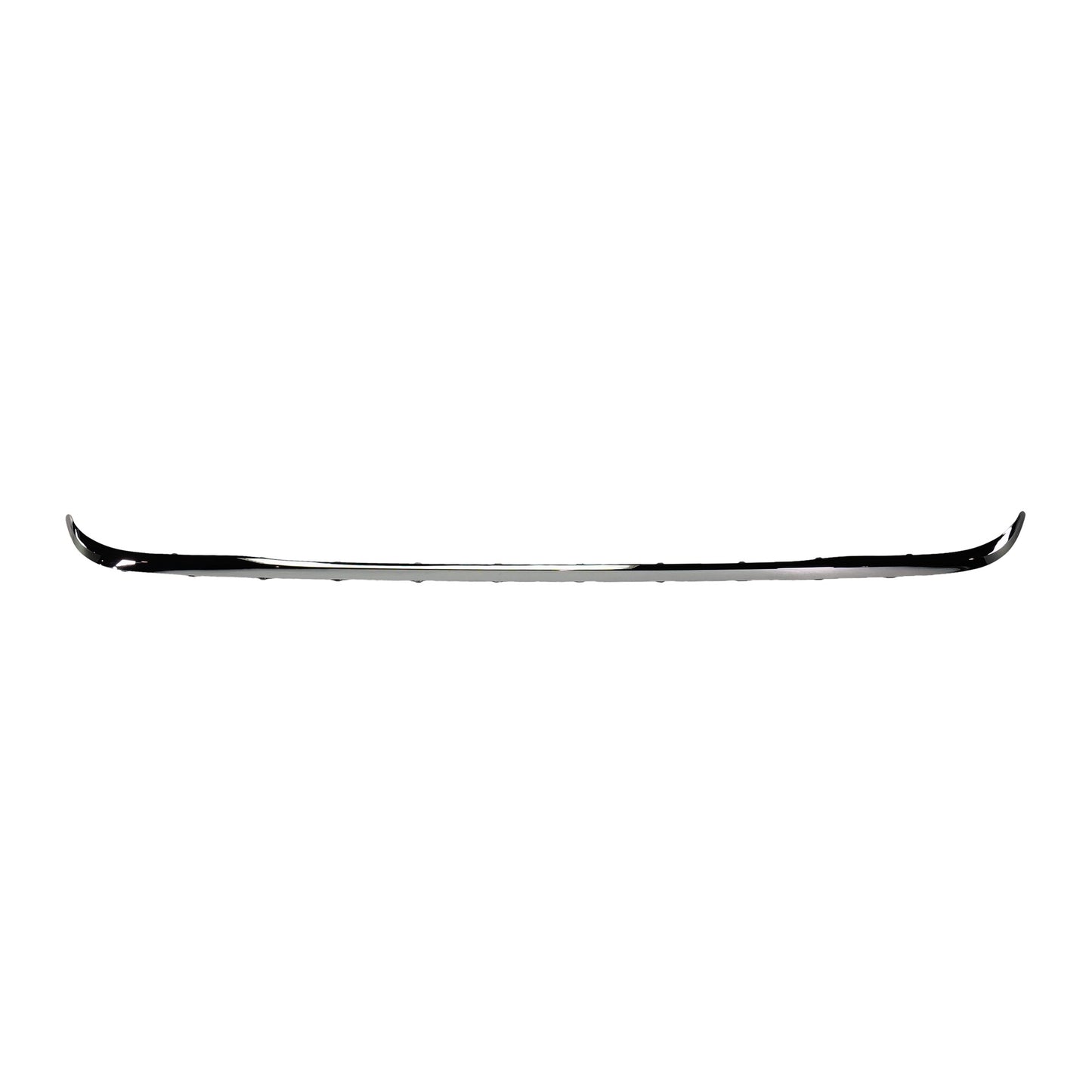 Rear, Center Bumper Trim, Chrome