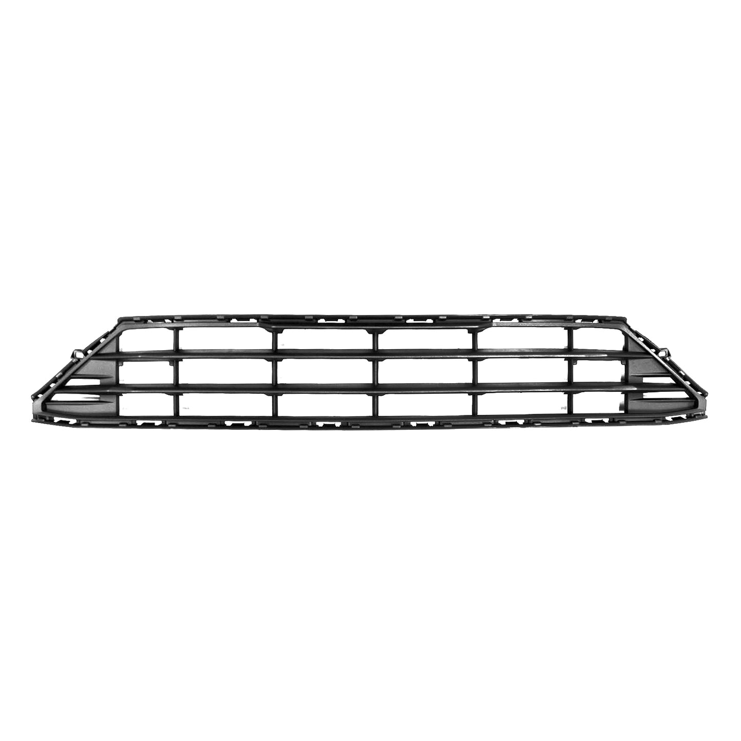 Front, Center Bumper Grille, Black