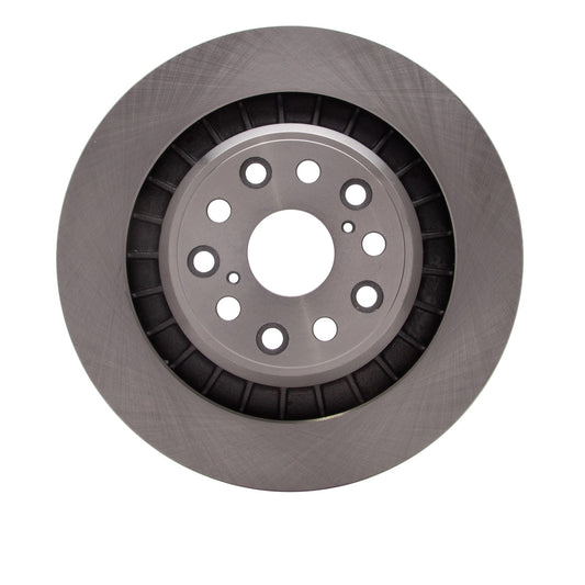 ERE-75047D Rear, Passenger Side Brake Disc, Plain Surface