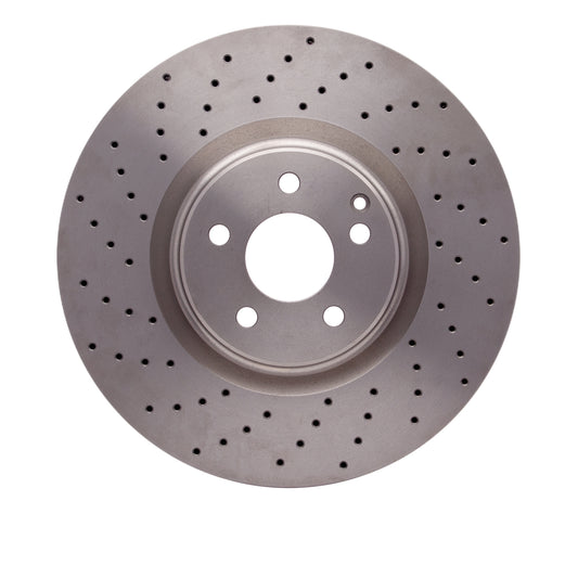 EXE-63091 Front Brake Disc, Cross-drilled and Slotted