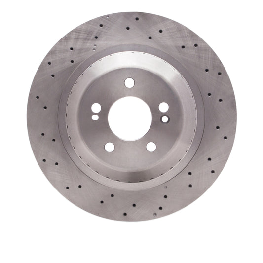 EXE-63113 Rear Brake Disc, Cross-drilled and Slotted
