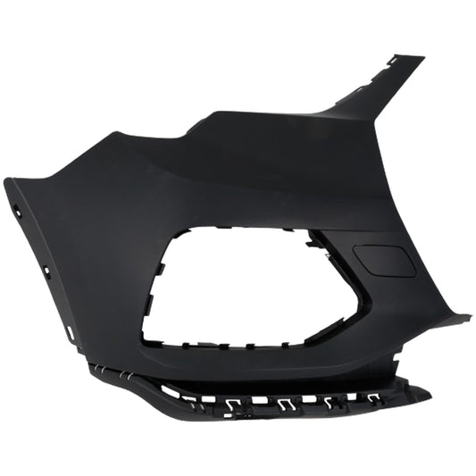 Front, Passenger Side Bumper End, Primed Plastic
