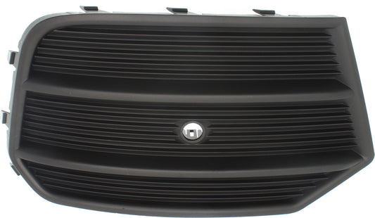 Front, Passenger Side, Outer Bumper Grille, Textured Black