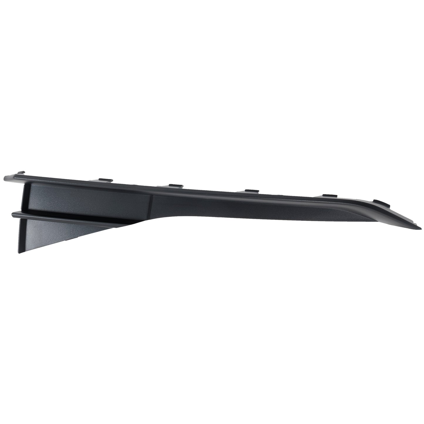 Front, Passenger Side Bumper Trim, Textured Black