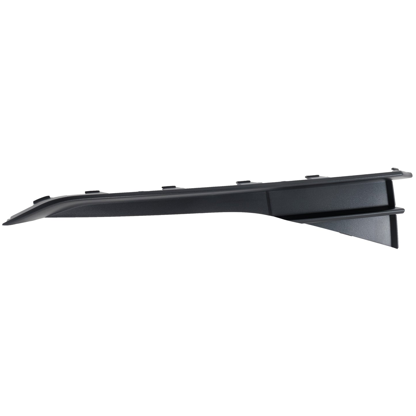 Front, Driver Side Bumper Trim, Textured Black