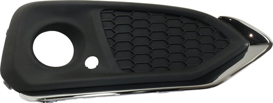 Front, Passenger Side Fog Light Trim, Textured Black, Base Model