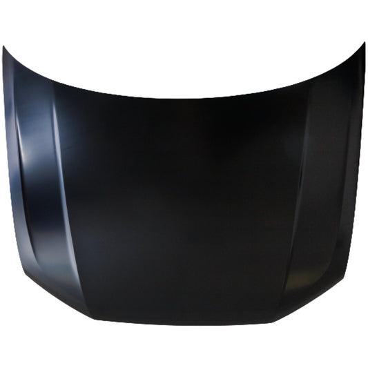 Hood, Aluminum, Black