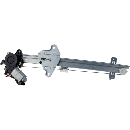 Front, Passenger Side Manual Window Regulator, With Motor