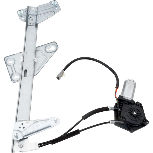 Front, Passenger Side Window Regulator Power, with Motor, Sedan