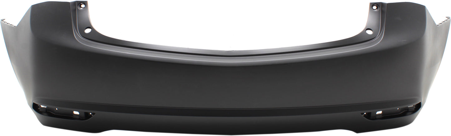 Rear Primed Bumper Cover, Without Parking Aid Sensor Holes