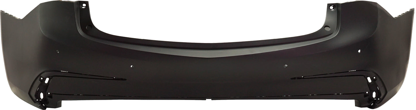 Rear Primed Bumper Cover, Advance/Base/Elite/Technology Models, Without Parking Aid Sensor Holes