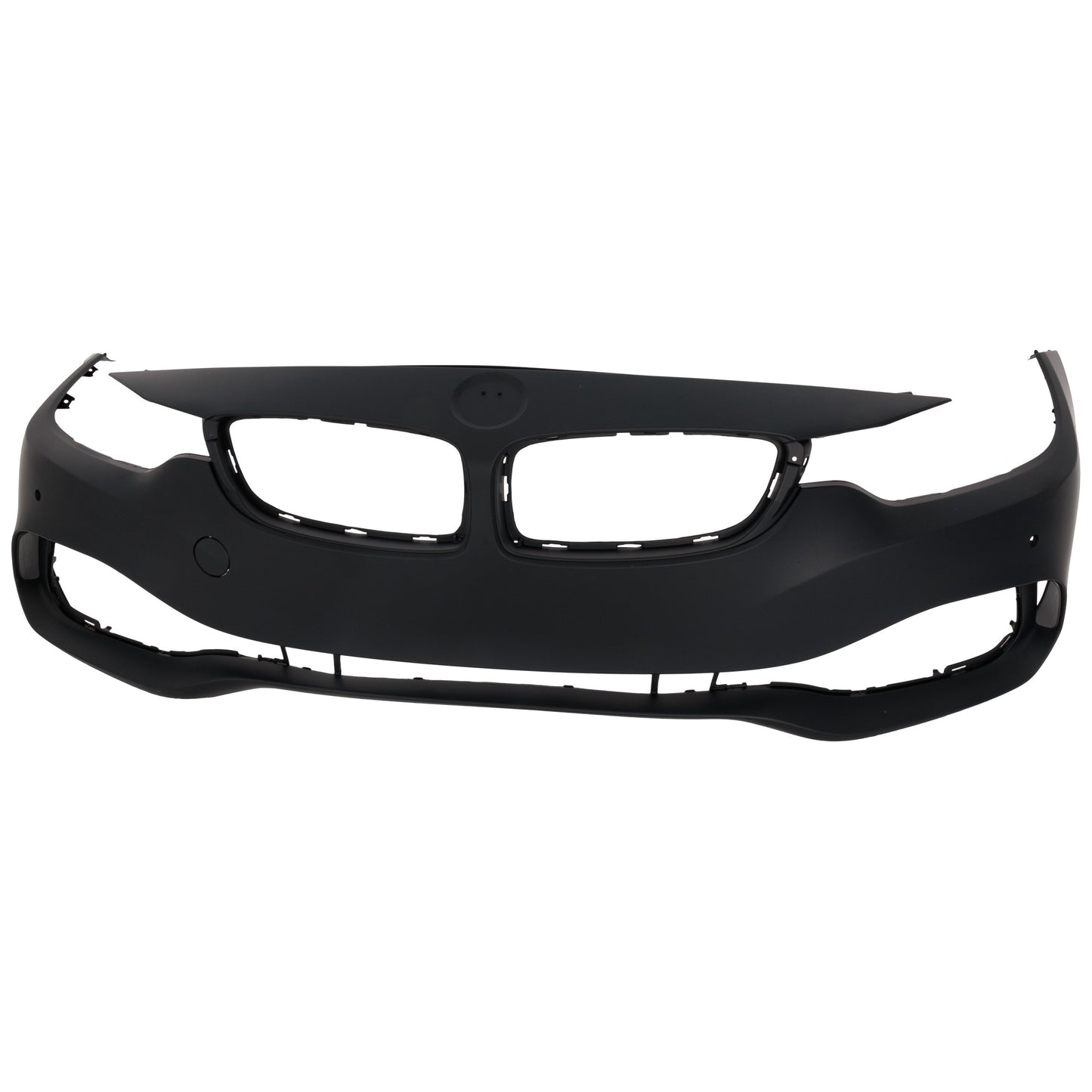 Front Primed Bumper Cover, For Models with Side View Camera and Park Distance Control Sensor Holes and without M Sport Package, Park Assist System and Headlight Washer Holes