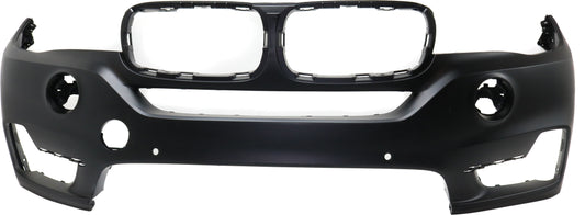 Front Primed Bumper Cover, Without Headlight Washer Holes