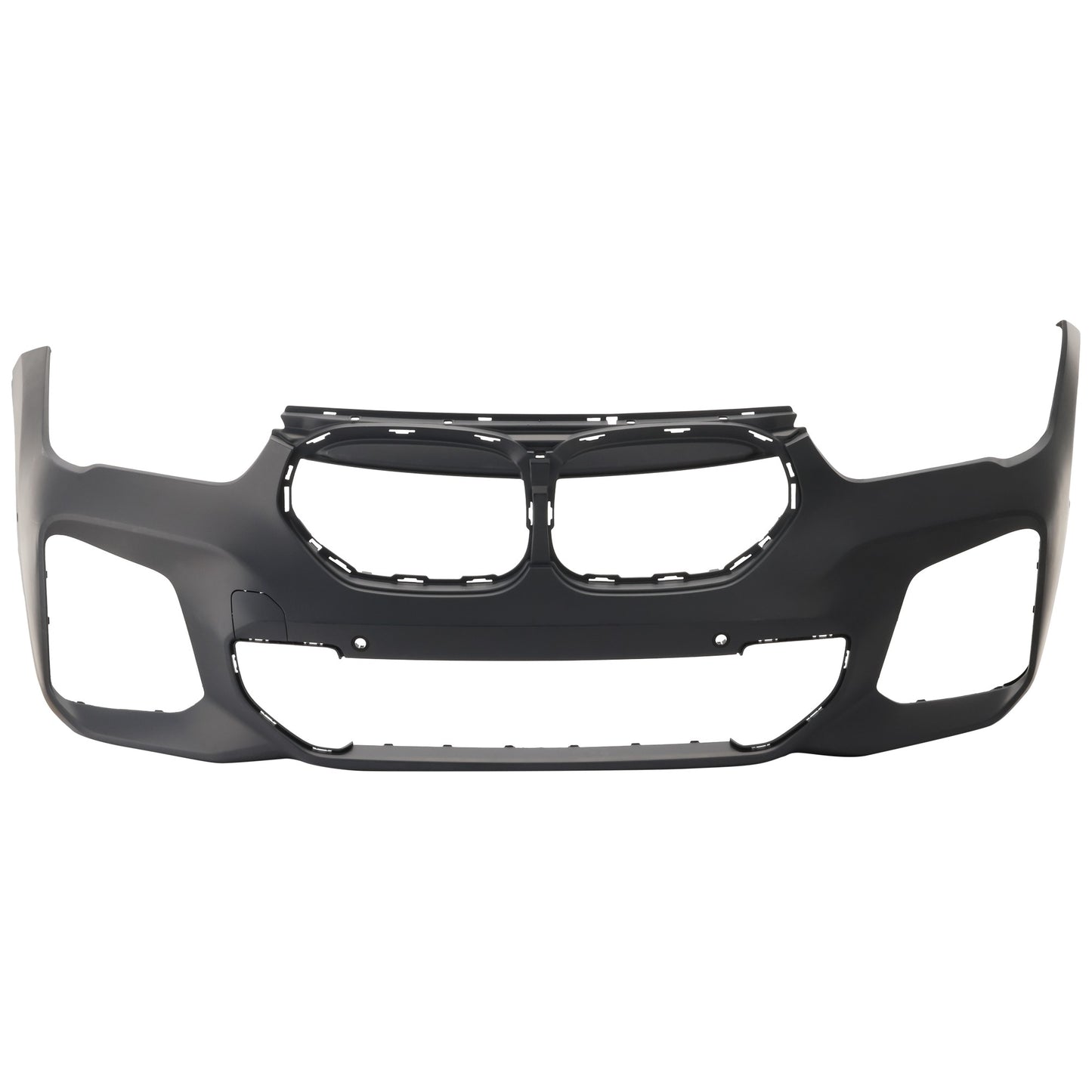 Front Primed Bumper Cover, For Models With M Package and Park Assist System,Without Headlight Washer Holes