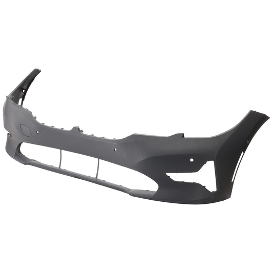 Front Primed Bumper Cover, For Models without M Sport Package, with Park Assist System and Park Distance Control Sensor