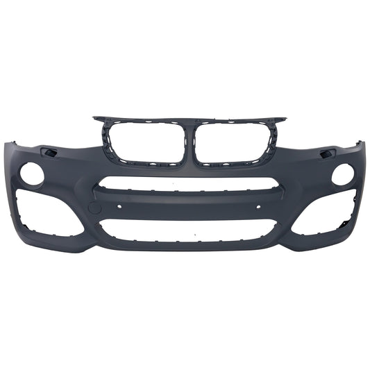 Передняя грунтованная накладка на бампер