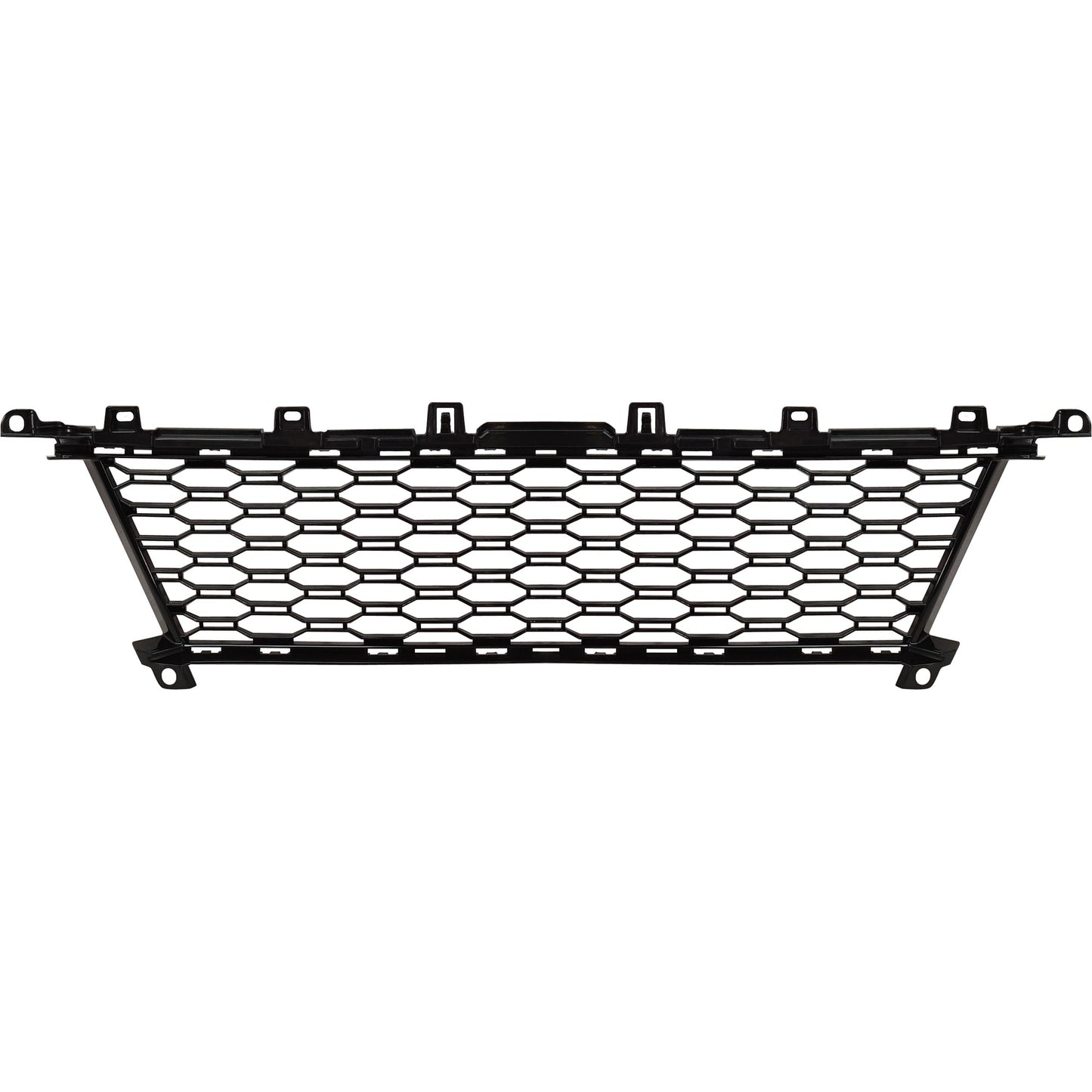 Передняя решетка центрального бампера, окрашенная в черный цвет, базовая модель