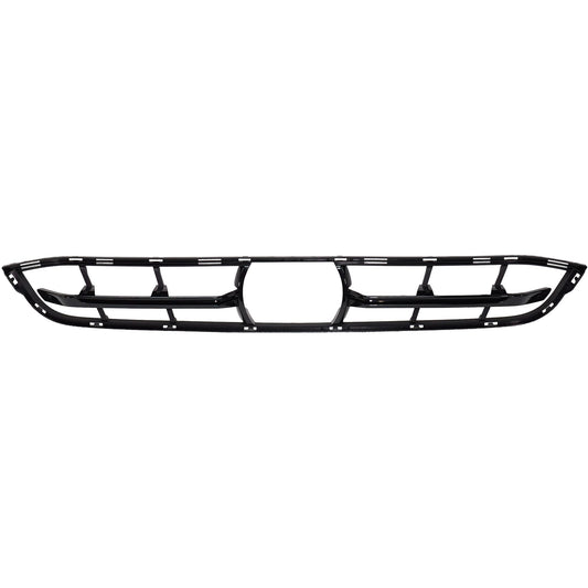Решетка радиатора переднего центрального бампера, черная