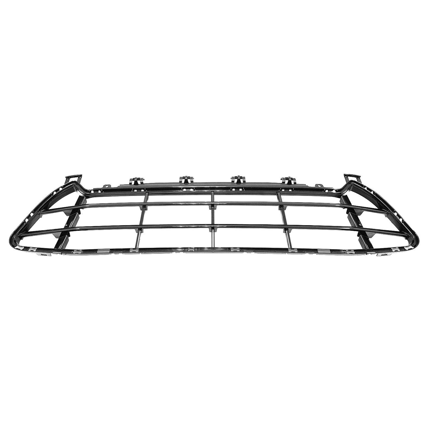 Решетка переднего бампера, черная