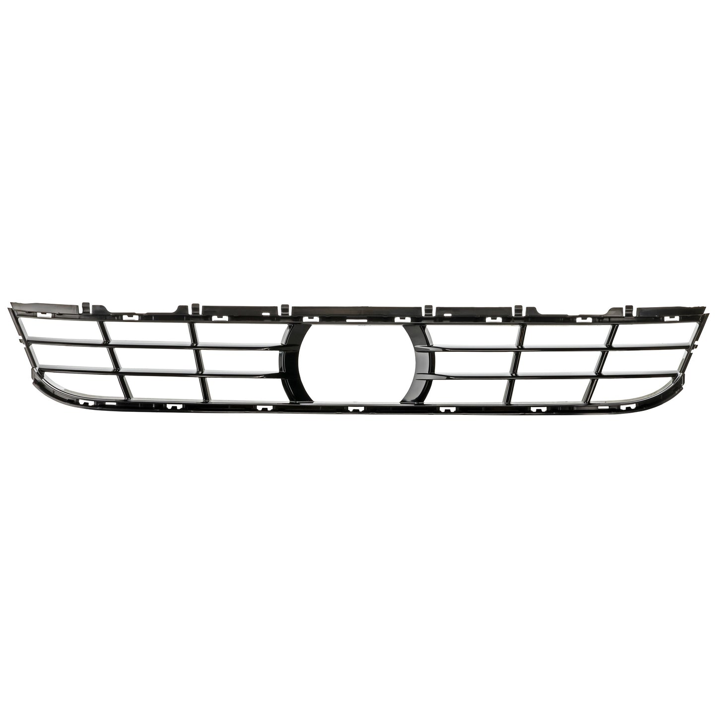 Решетка центрального бампера для седана, черная