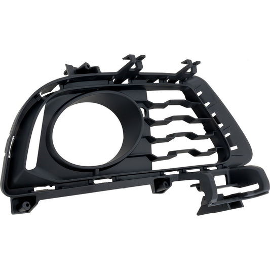 Front, Passenger Side Bumper Grille, Black, Base Model