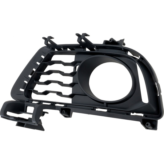 Front, Driver Side Bumper Grille, Black, Base Model