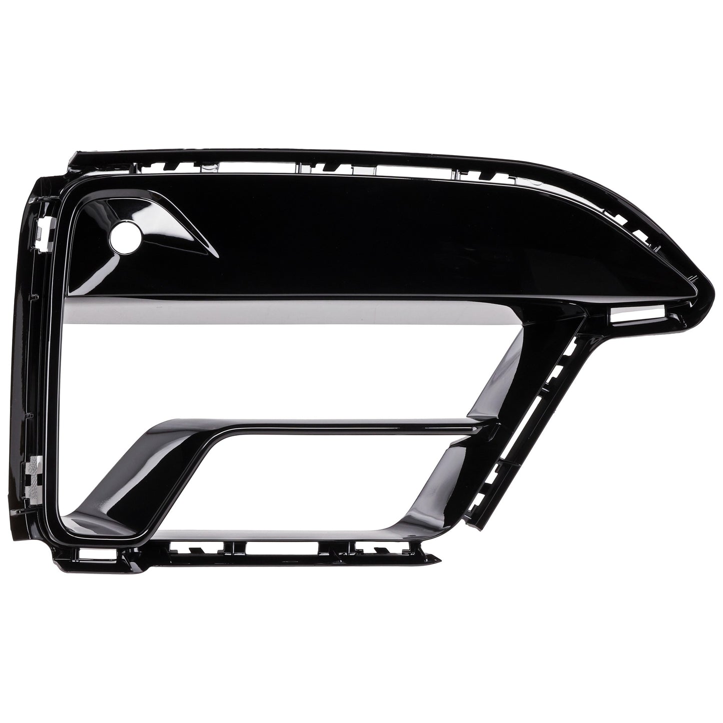 Front, Passenger Side Bumper Grille, Gloss Black