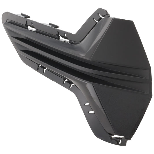 Решетка бампера спереди со стороны водителя, глянцево-черная