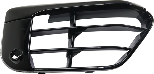 Front, Passenger Side Bumper Grille, Black, 4 Cyl., 2.0L Engine