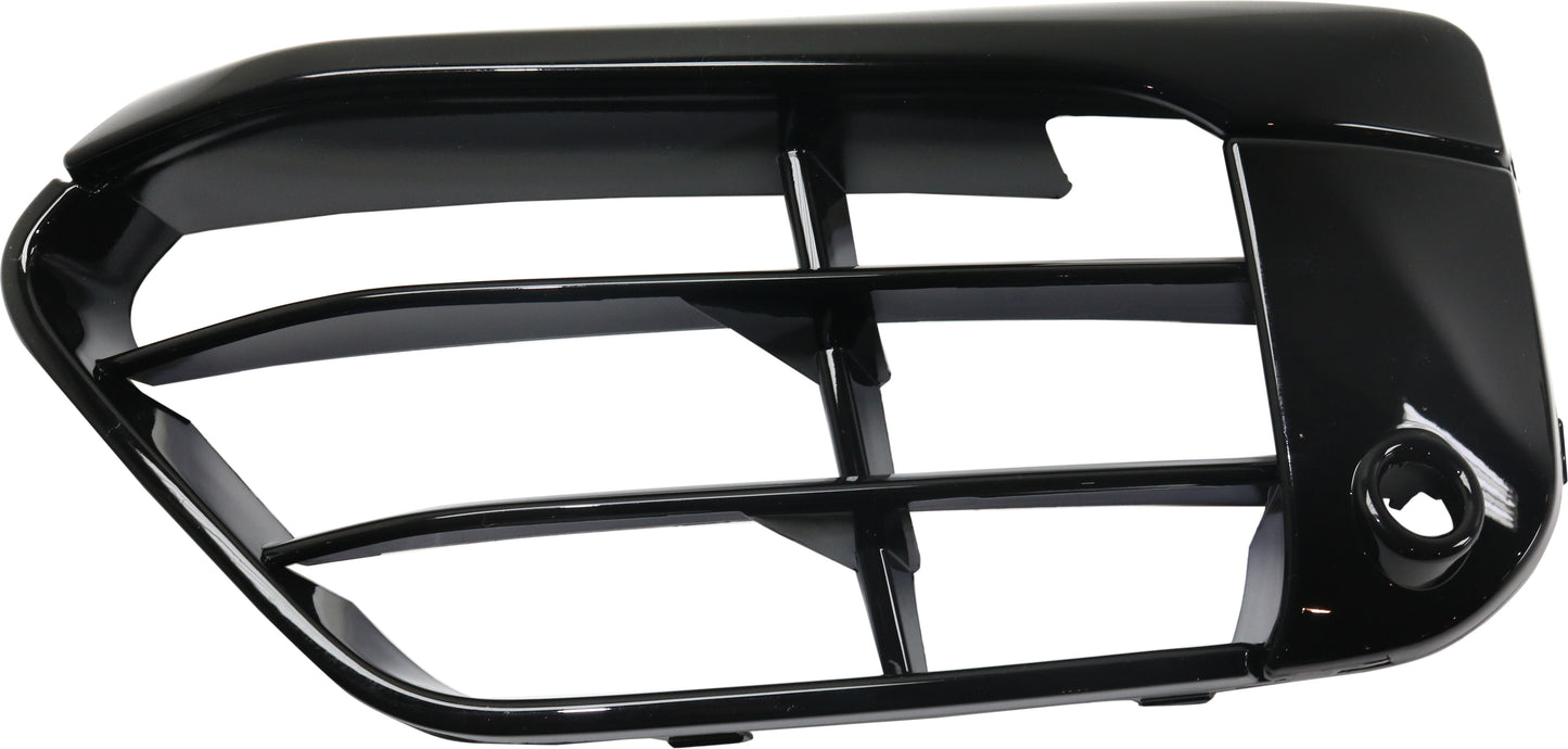 Front, Driver Side Bumper Grille, Black, 4 Cyl., 2.0L Engine