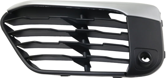 Front, Driver Side Bumper Grille, Textured Black, 4 Cyl., 2.0L Engine