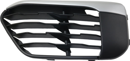 Front, Driver Side Bumper Grille, Textured Black, 4 Cyl., 2.0L Engine
