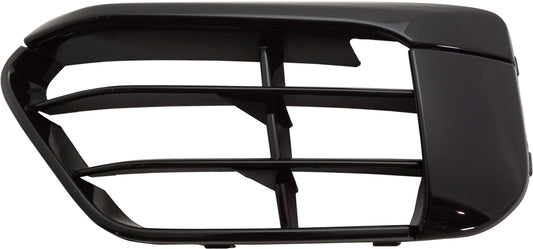 Front, Driver Side Bumper Grille, Gloss Black