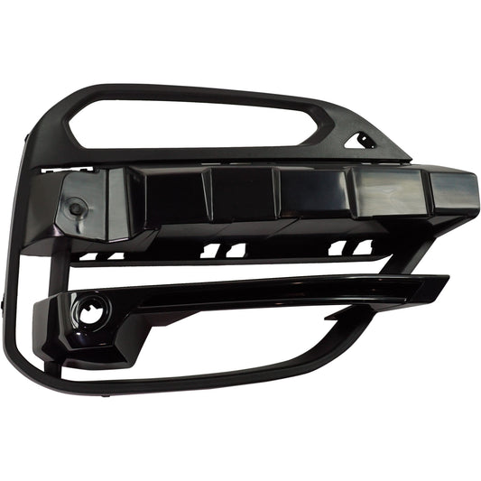 Front, Passenger Side Bumper Grille, Gloss Black