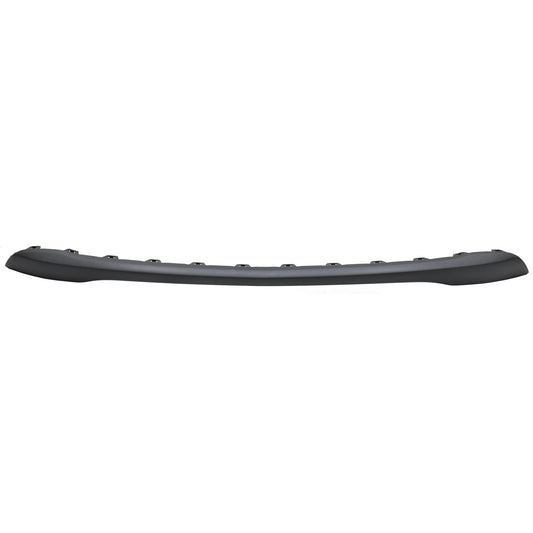Front, Center Bumper Trim, Textured Black