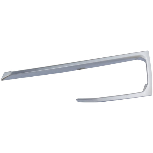 Front, Passenger Side Grille Trim, Lower, Chrome