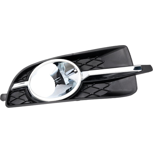 Front, Passenger Side Fog Light Trim, Chrome